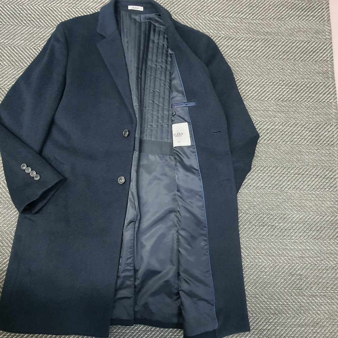 올젠 울 캐시미어 겨울 코트 남자105~110 상품이미지6