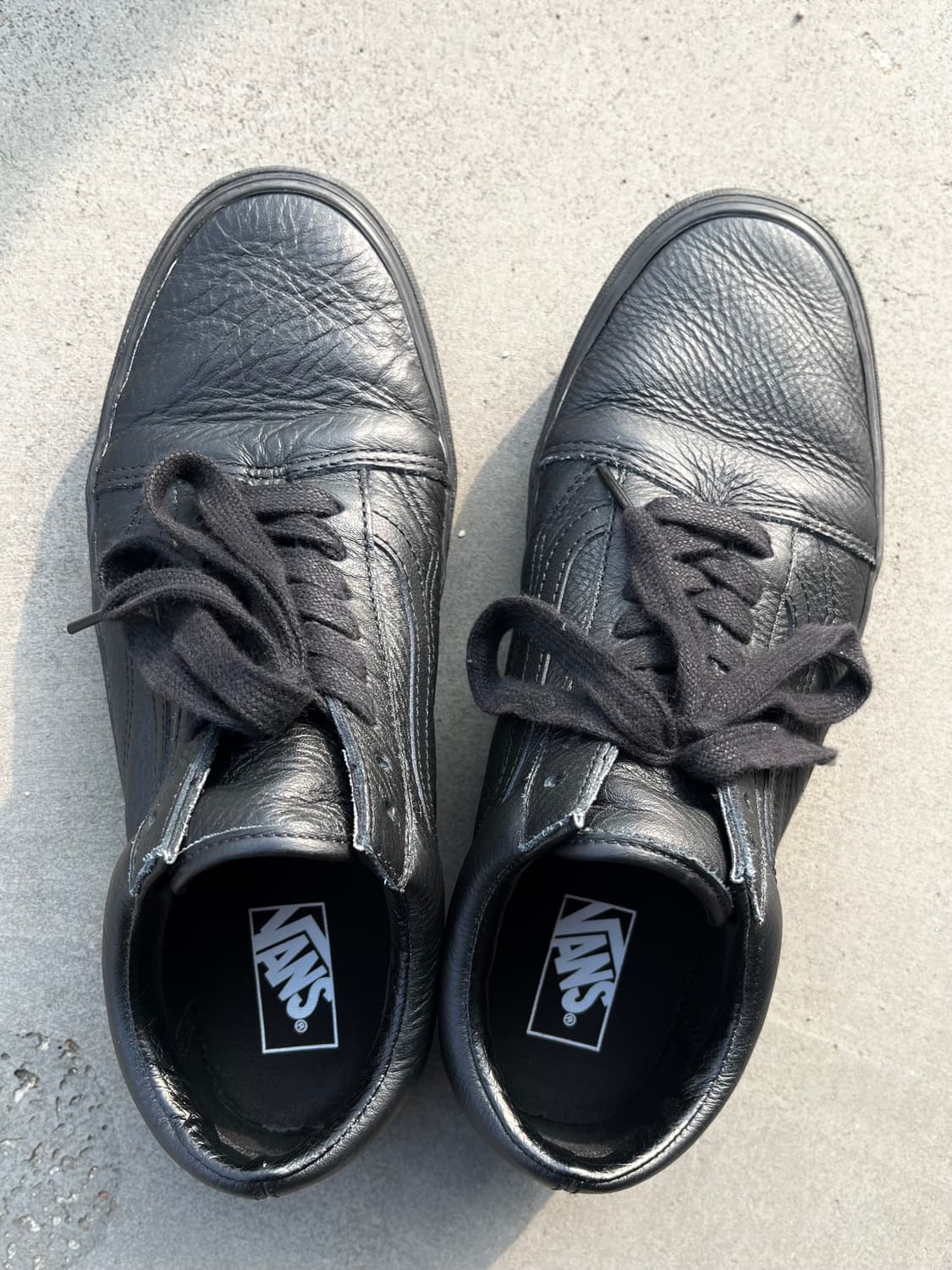 반스 올드스쿨 레더 블랙 280 상품이미지3