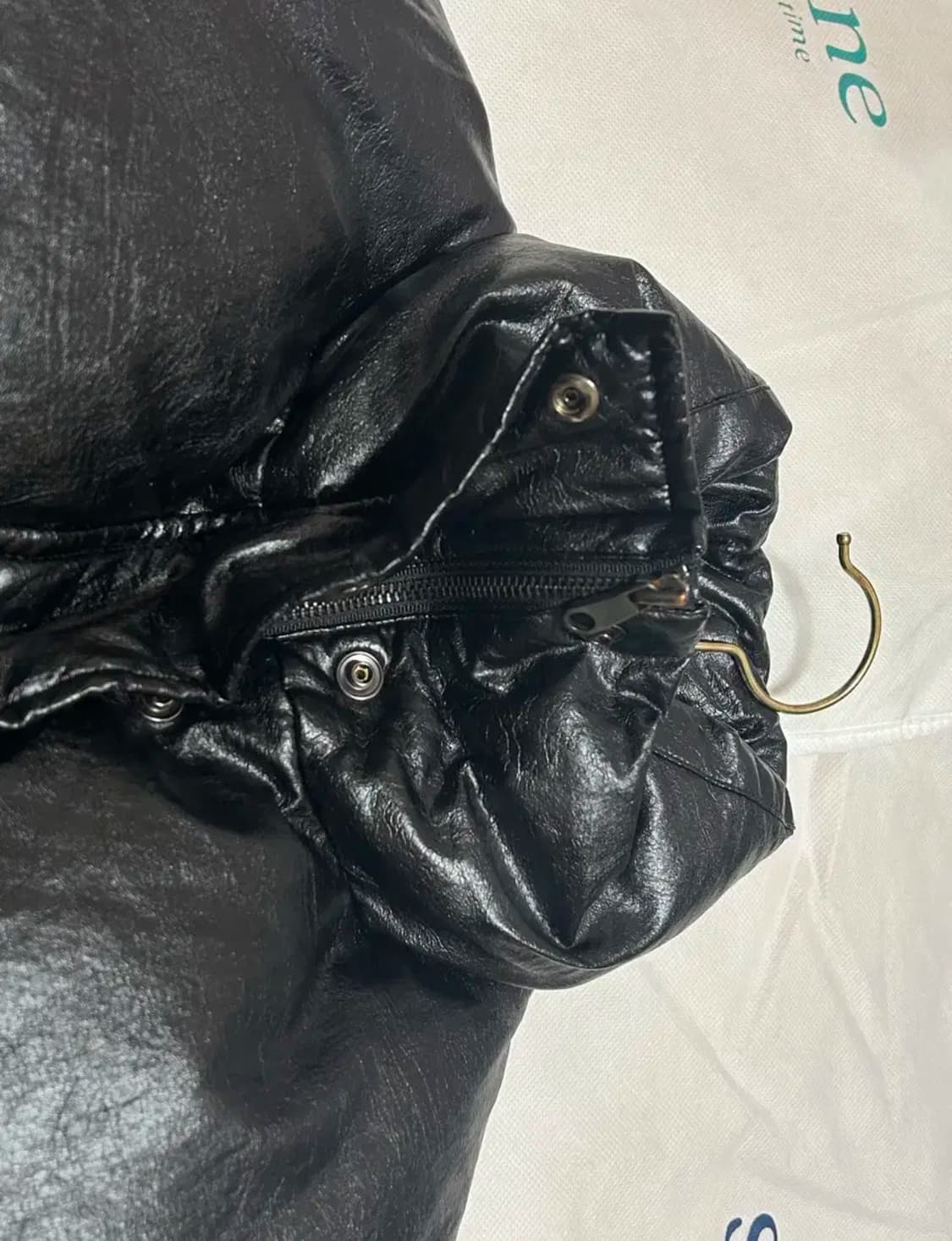 SIENNE 심볼 레더 다운 상품이미지3