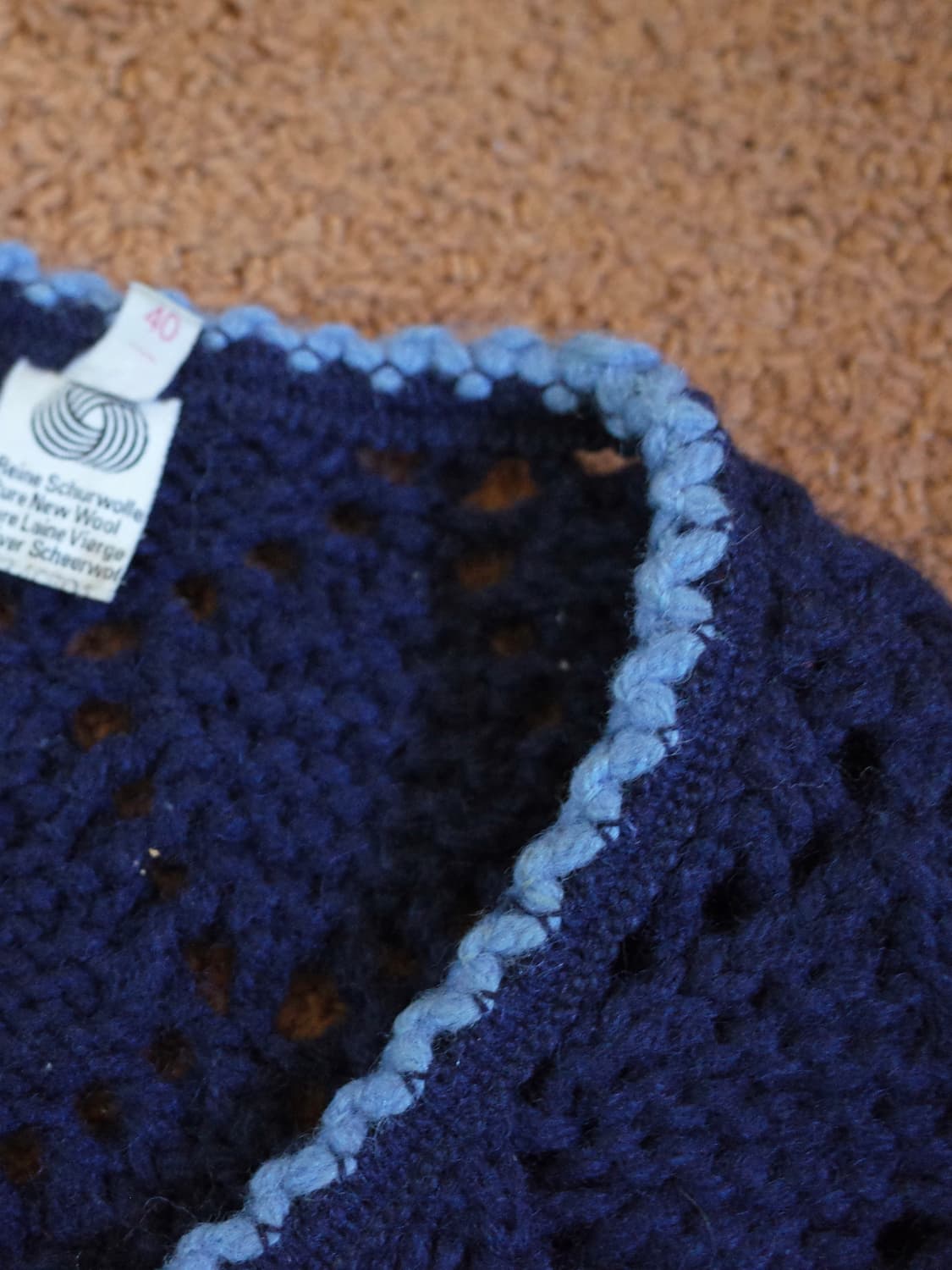 오스트리아 네이비 퓨어 울 가디건 상품이미지2