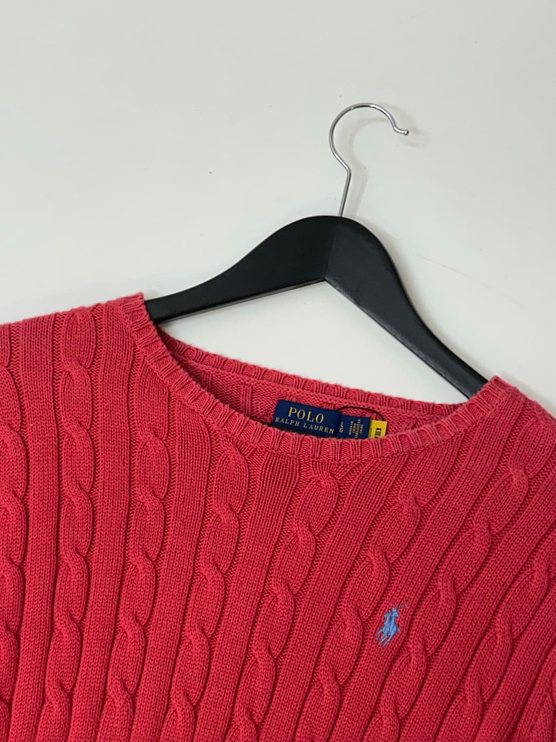 Polo 폴로 랄프로렌 코랄 케이블 니트 상품이미지1