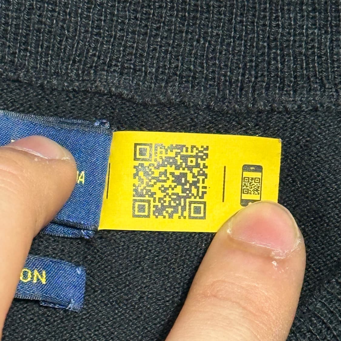 XS 폴로랄프로렌 여성용 블랙 코튼 가디건 상품이미지6