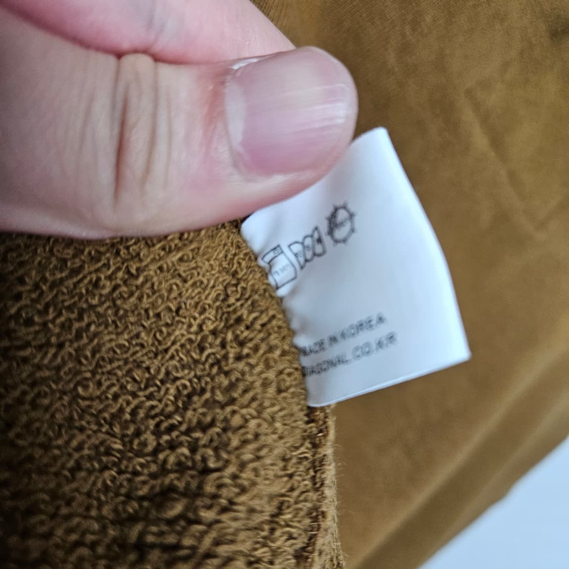 다이애그널 코튼 2way 집업 크롭 자켓 F 상품이미지7