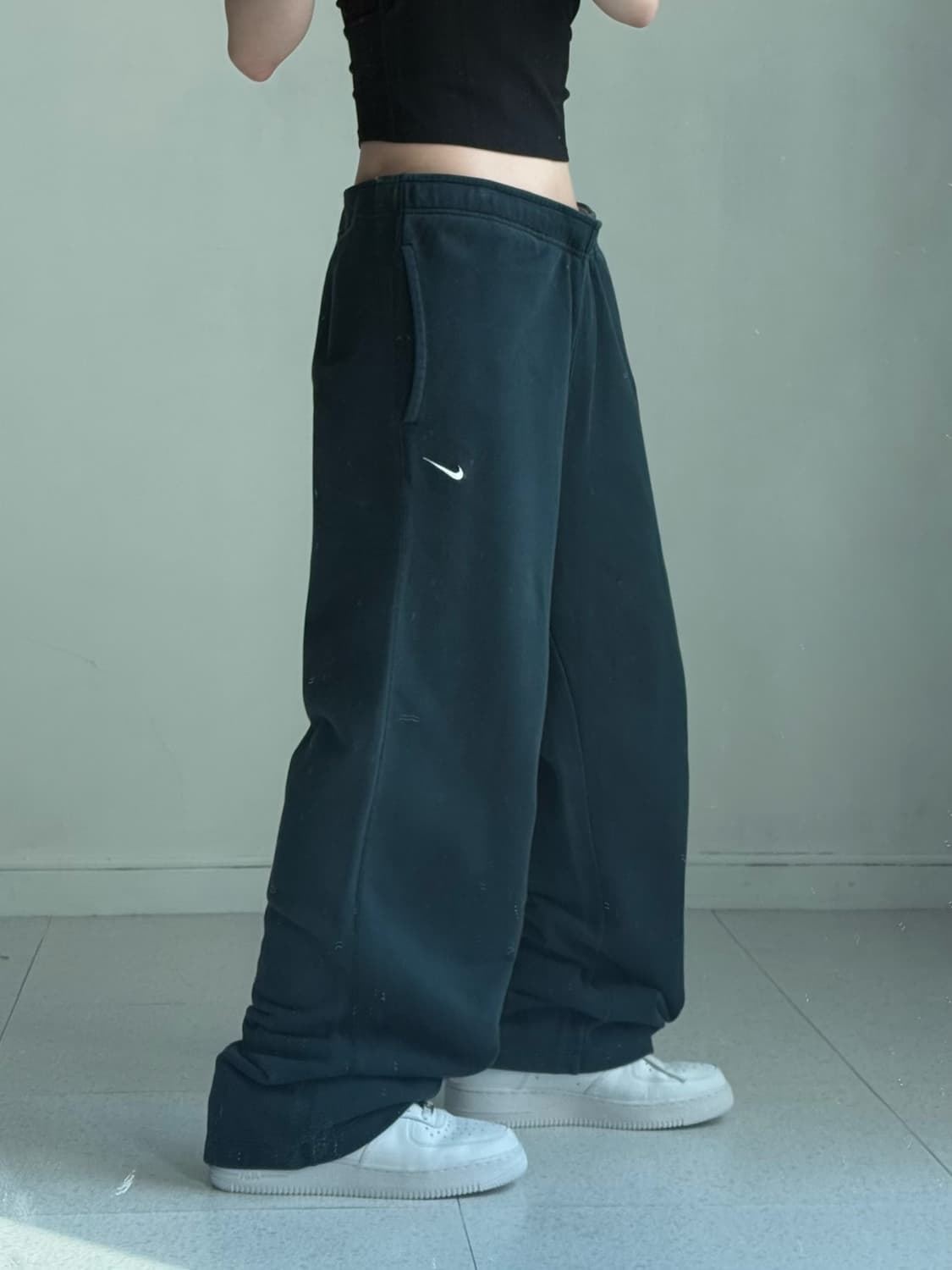 나이키 네이비 블랙 스웻팬츠 상품이미지2