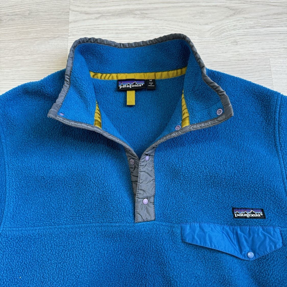 05FW 파타고니아 신칠라 스냅-T 코발트블루/그레이 자메이카 상품이미지2