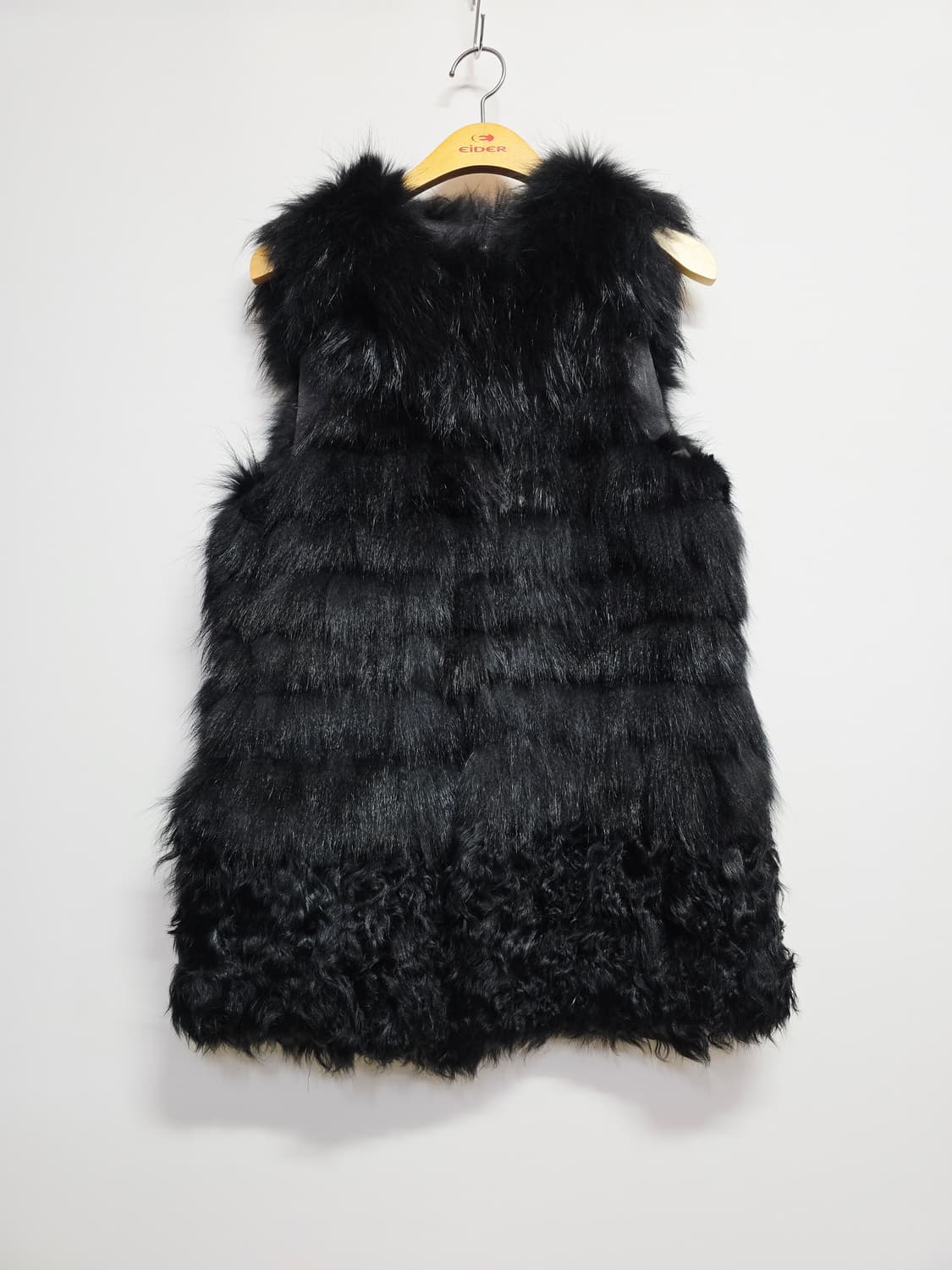 kenneth lady블랙 퍼 베스트 조끼 상품이미지1