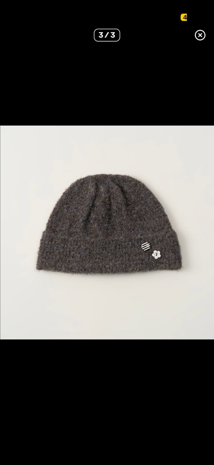 토피 우먼 버튼 비니 상품이미지3