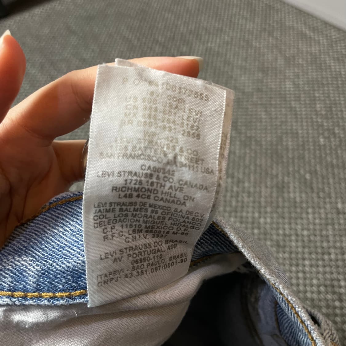 (34) 리바이스 550 34X30 연청 데님 팬츠 상품이미지4