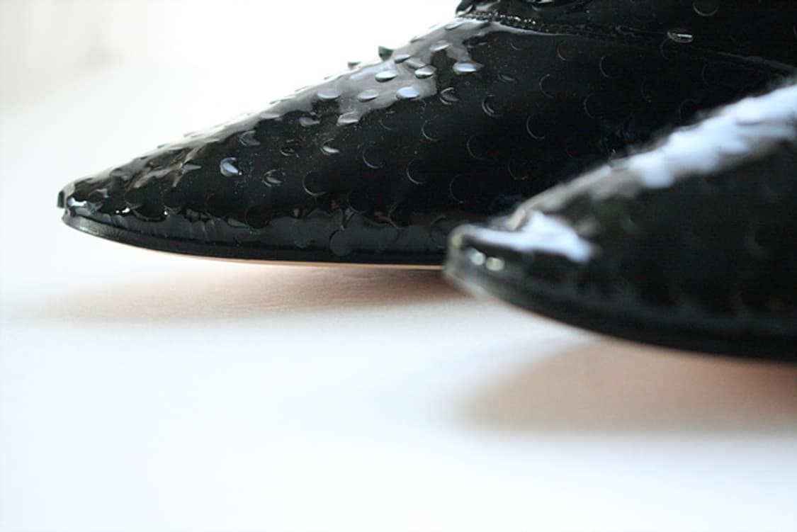 SAINT LAURENT 생로랑 페이턴트 가죽 구두 새제품 상품이미지3