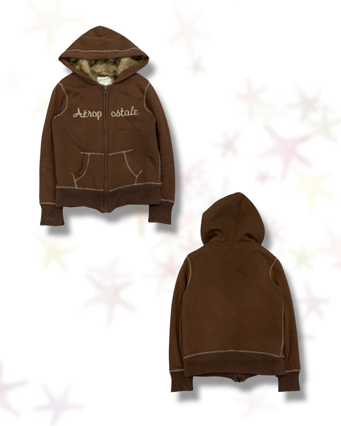 Y2K 퍼 후드집업 상품이미지2