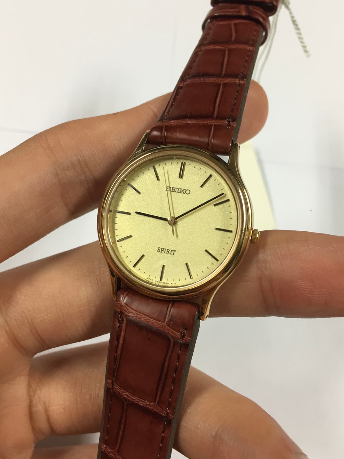새상품 90s seiko spirit quartz gold 상품이미지3