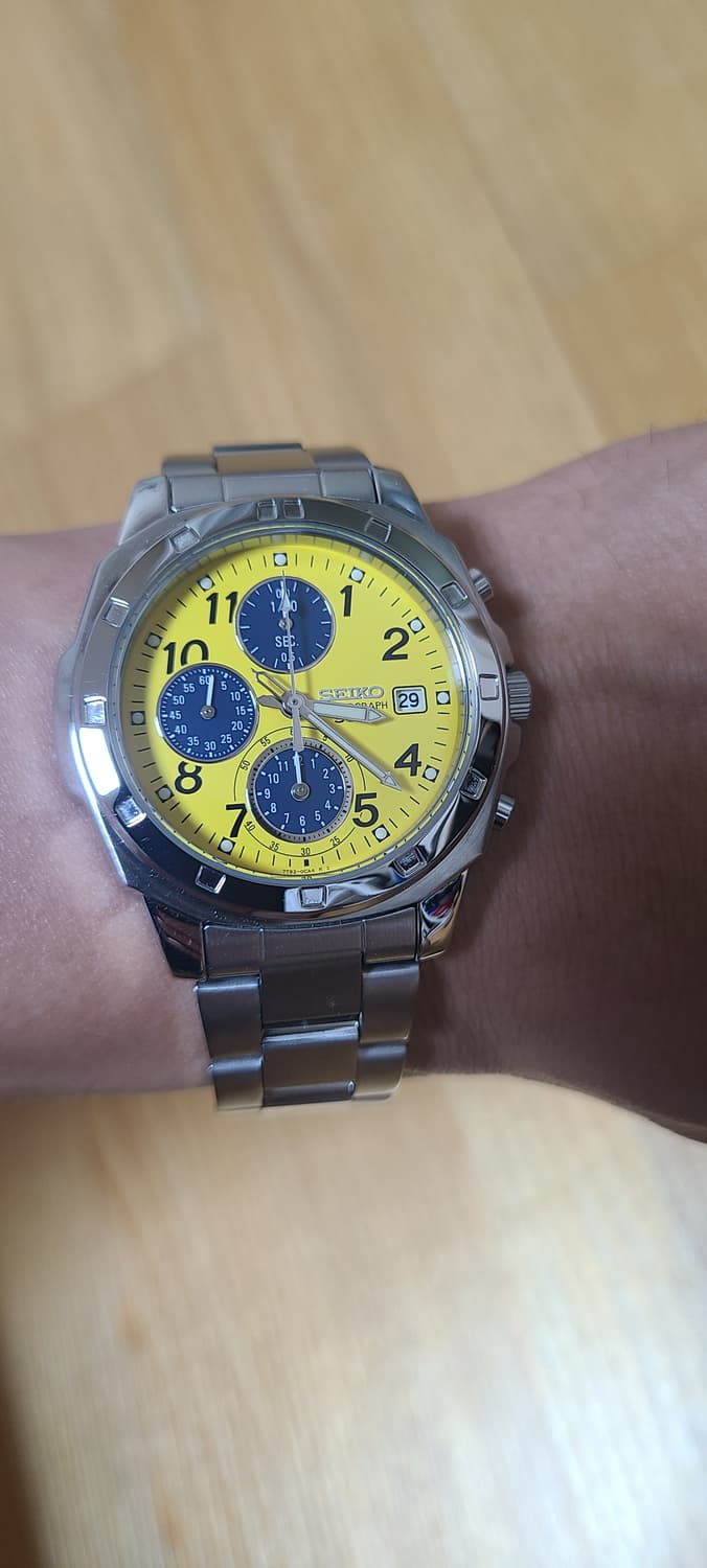 세이코 크로노그래프 쿼츠시계  상품이미지6