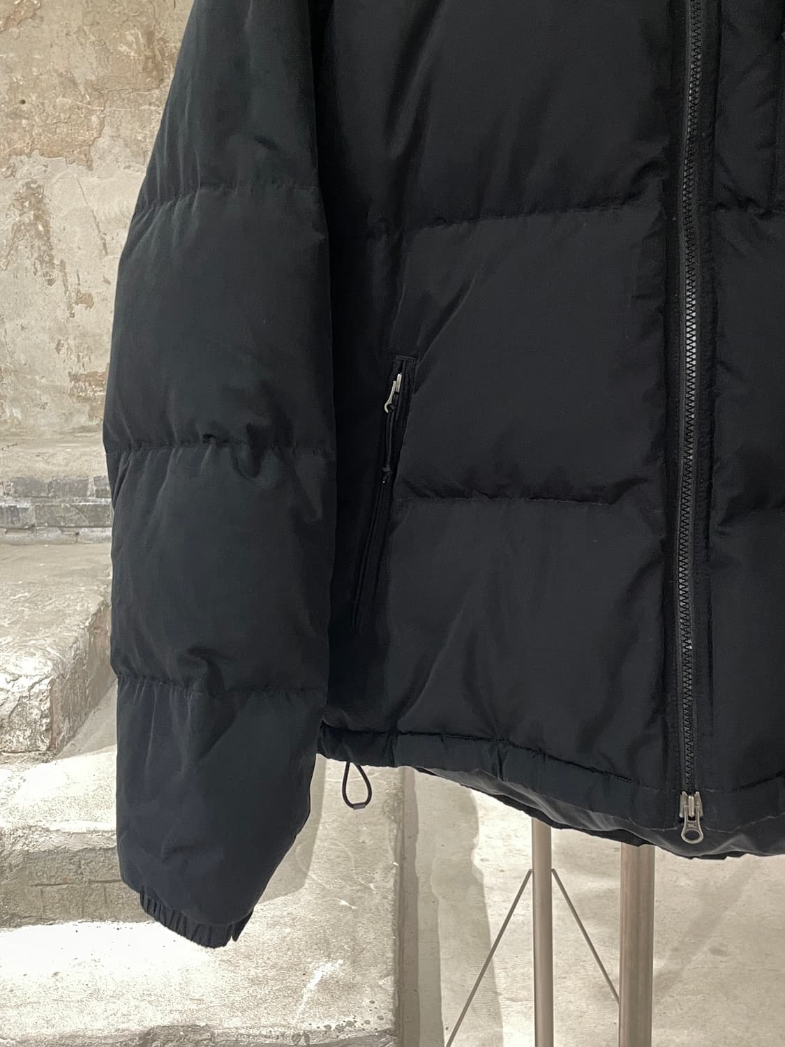 폴로 스포츠 블랙 투 웨이 집업 다운 패딩 상품이미지4