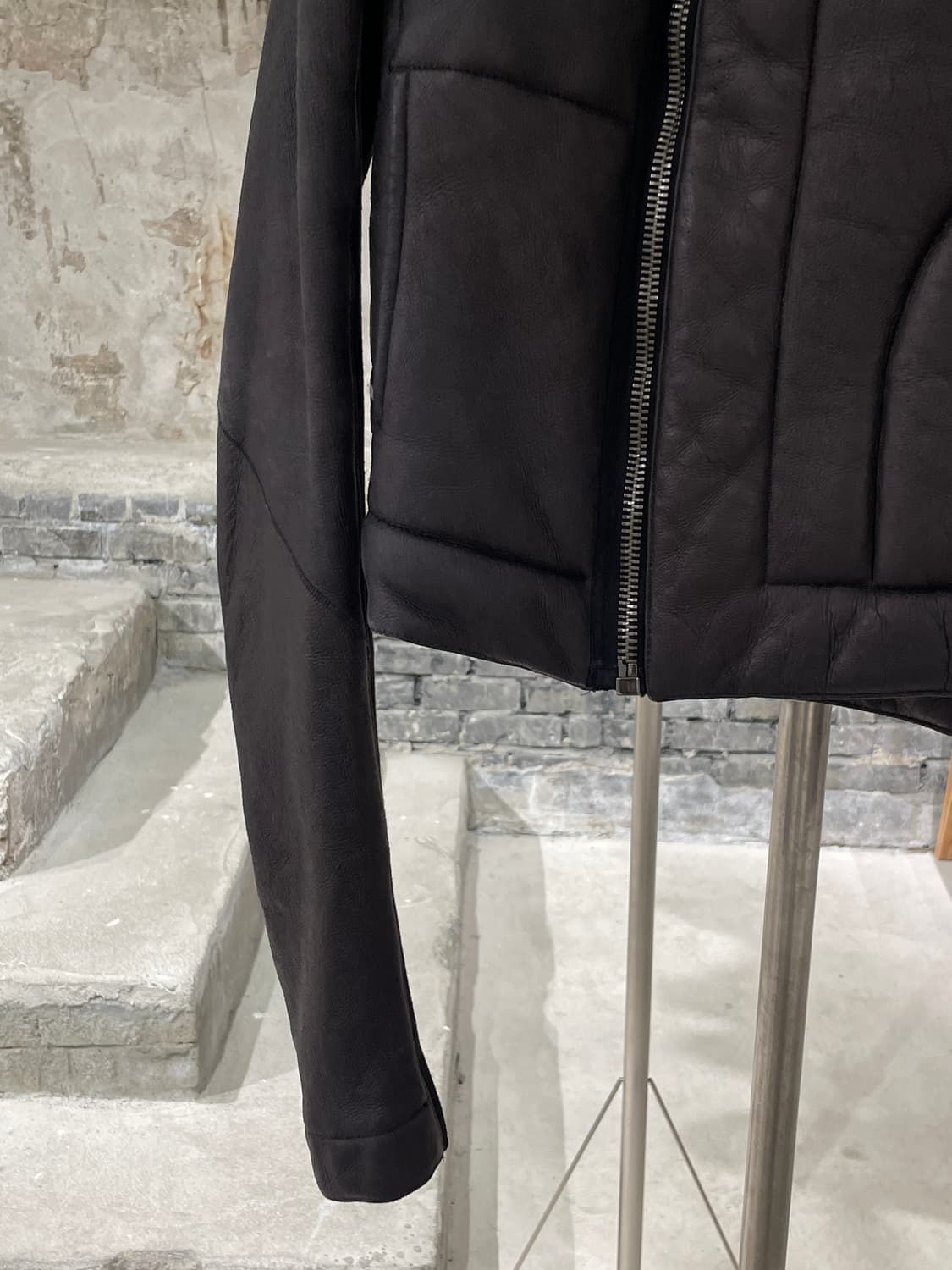 릭 오웬스 다크 브라운 쉽스킨 무스탕 자켓 상품이미지4