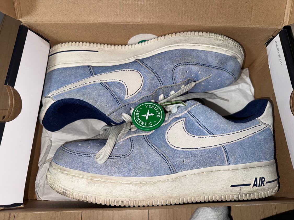 나이키 에어포스1 '07 더스티블루 사이즈250 상품이미지1