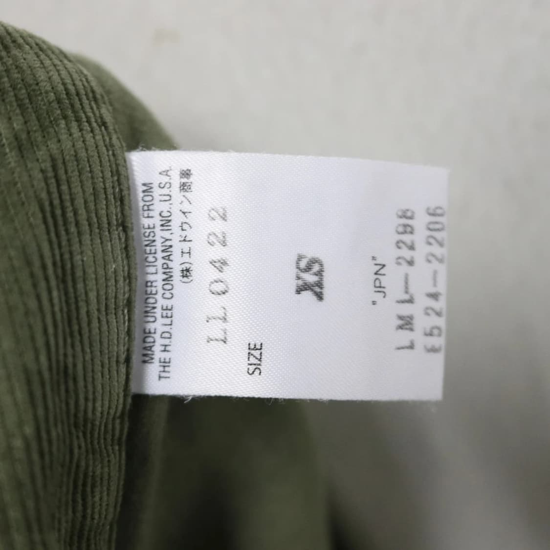 LEE 골덴 미니 스커트 62441 상품이미지6