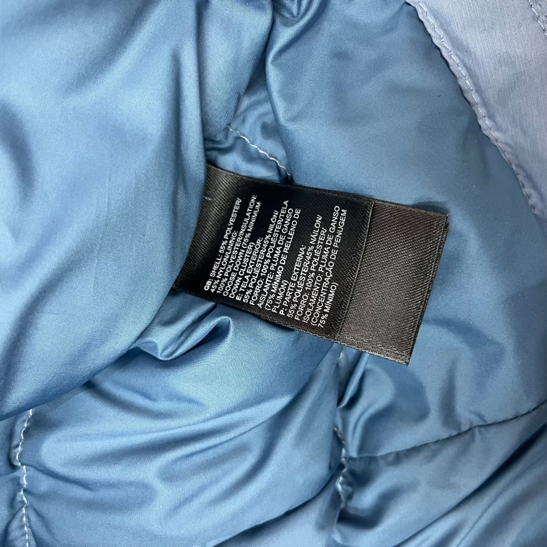 노스페이스 눕시 700 스카이블루 패딩 L 상품이미지7