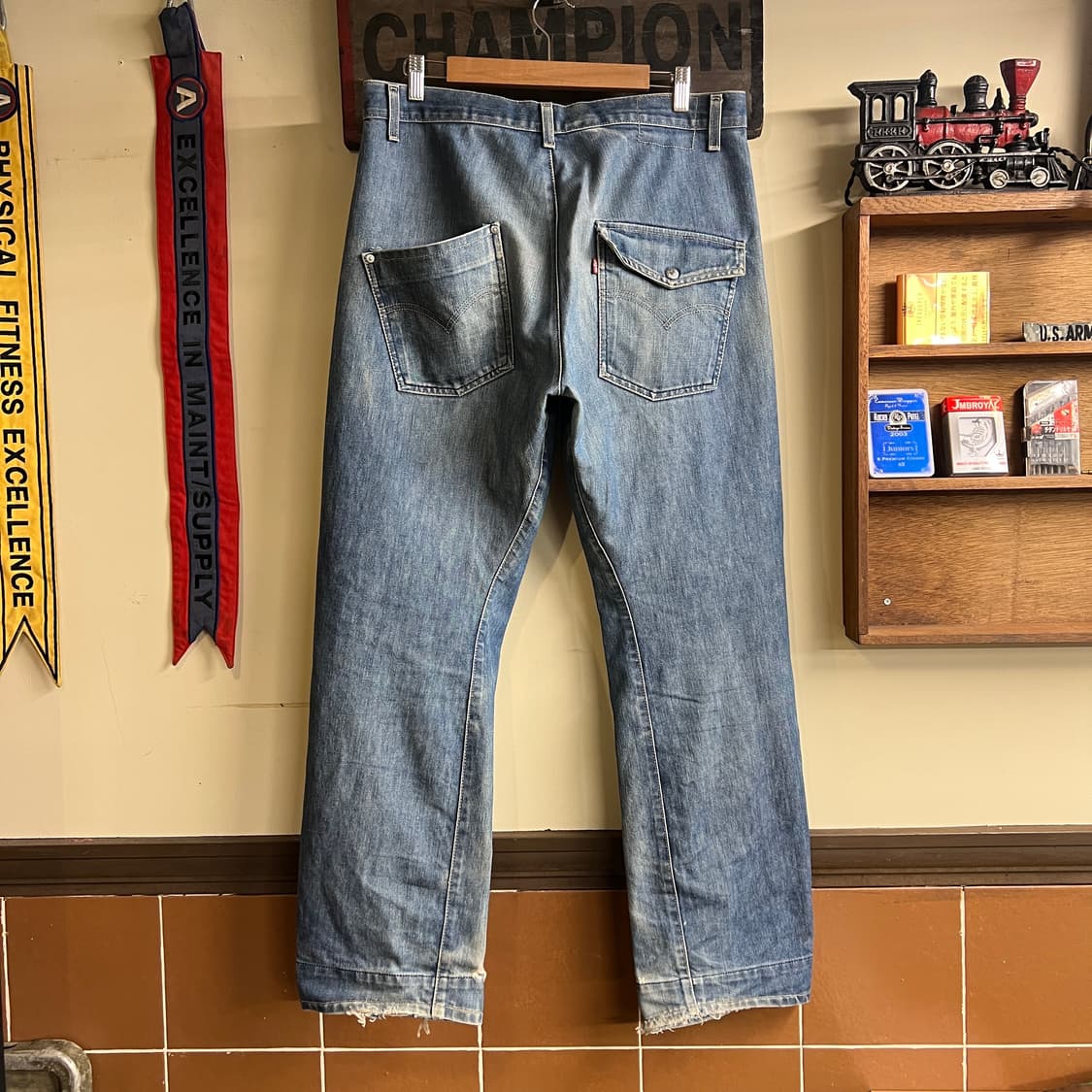 00's 리바이스 엔지니어드진 33x32 Size (35인치) 멕시코 상품이미지5