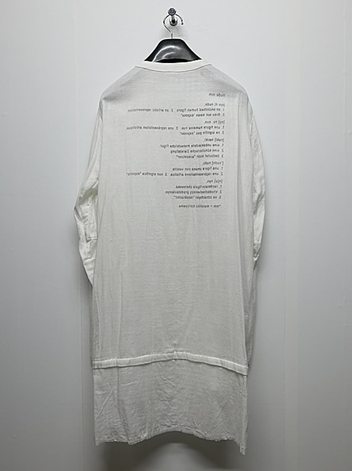 nude:masahiko maruyama 백프린팅 리버서블 셔츠 1siz 상품이미지6