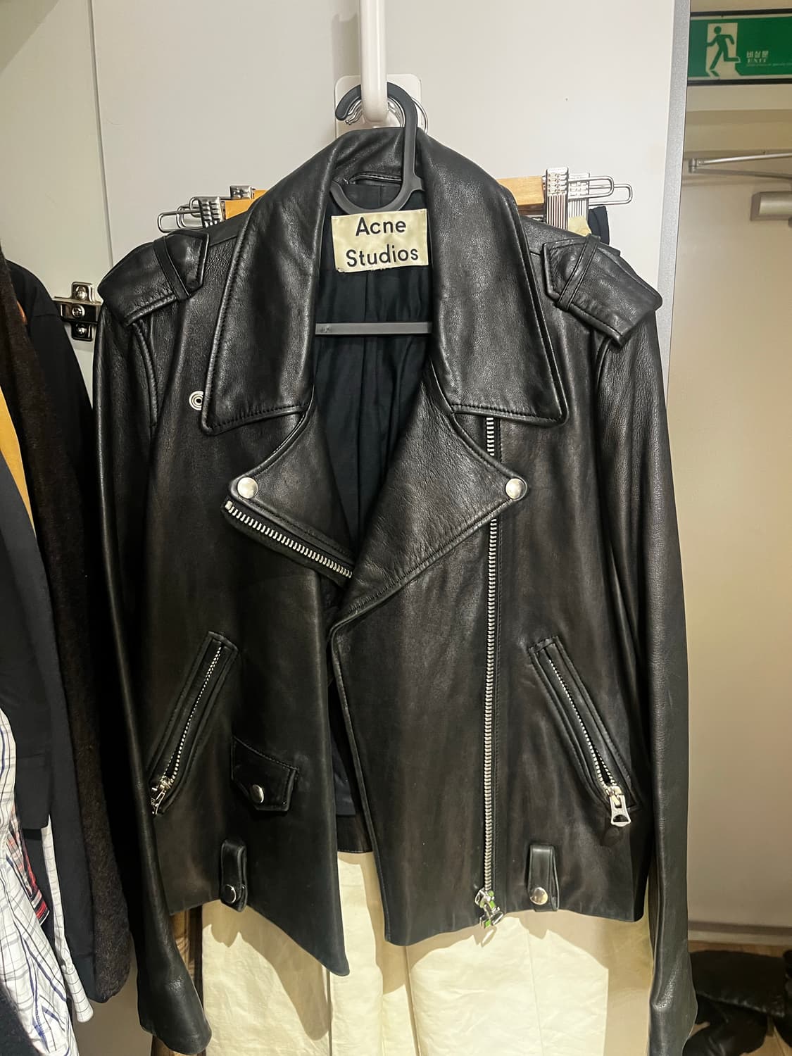 Acne Studios 아크네 스튜디오 레더자켓 라이더 상품이미지1