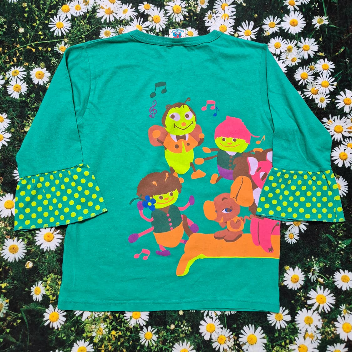 일본 VANAVANA 바나바나 7부 티셔츠 M (160) 새상품 상품이미지3