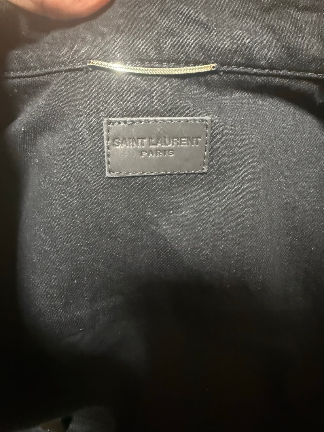 생로랑 블랙 데님 자켓 상품이미지2