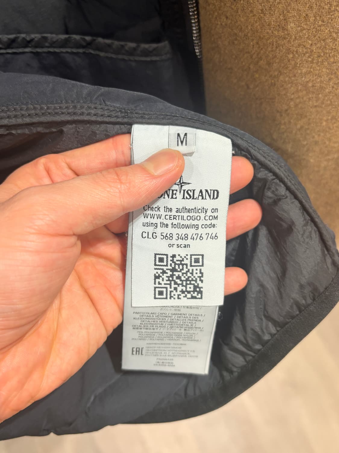 스톤 경량패딩 m 상품이미지5