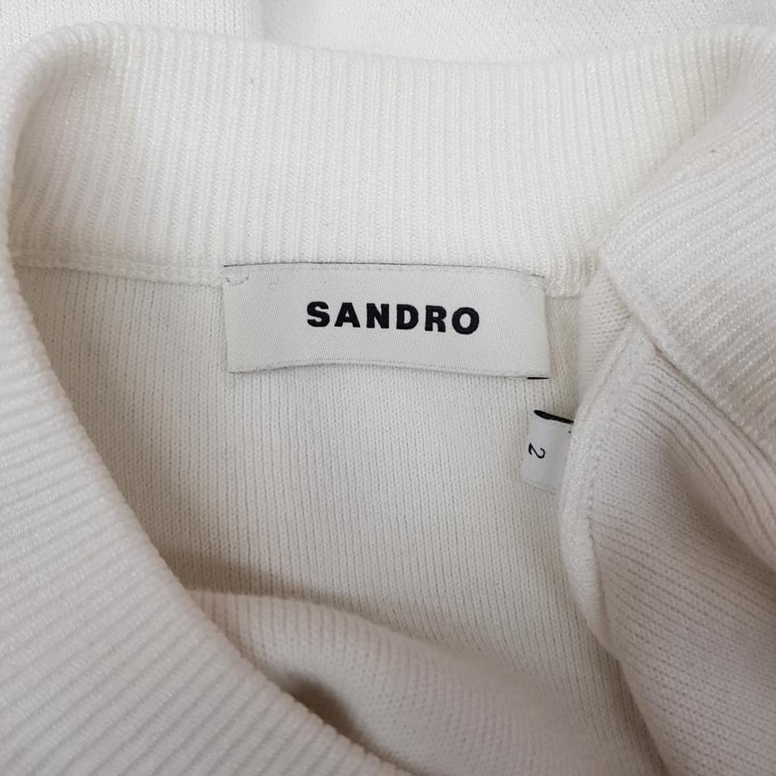 산드로 SANDRO 비에라 자수 루즈핏 니트 2사이즈 상품이미지6