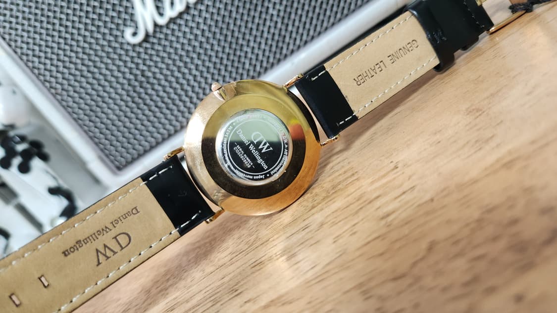 # 다니엘웰링턴 클래식 쉐필드 블랙 로즈골드 남성 명품시계 급처 상품이미지7