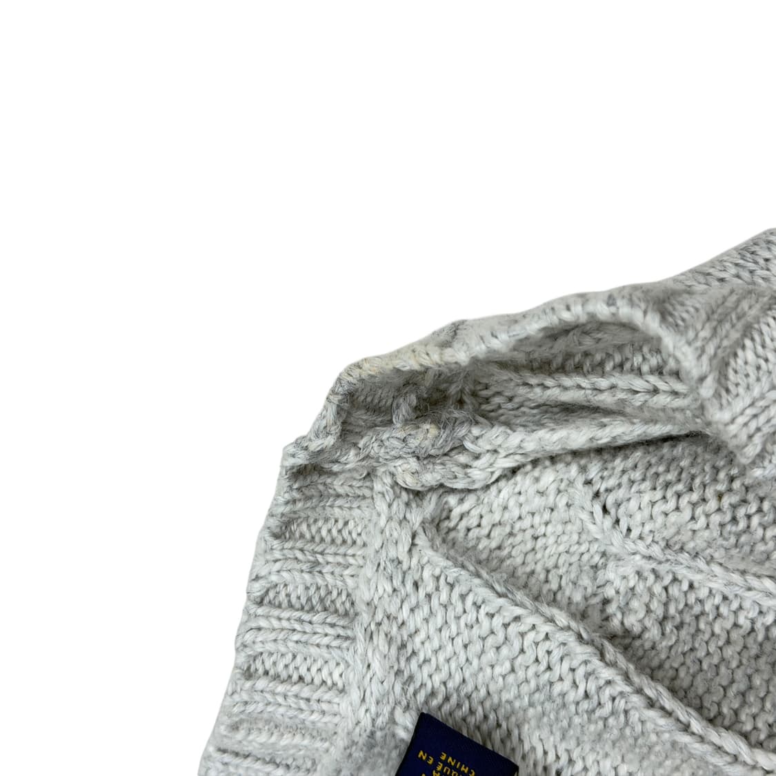 폴로 랄프로렌 케이블 꽈배기 니트 그레이 L 상품이미지7