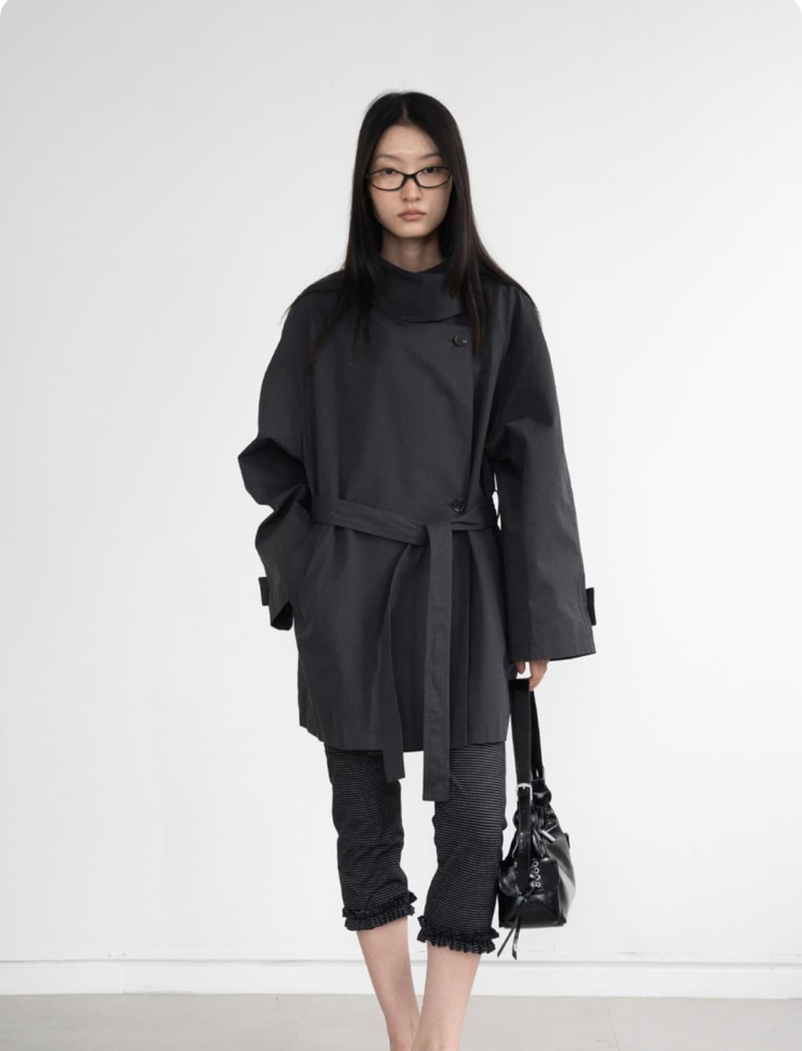 피키소사이어티 Picky Society 미들 트렌치 코트 상품이미지2