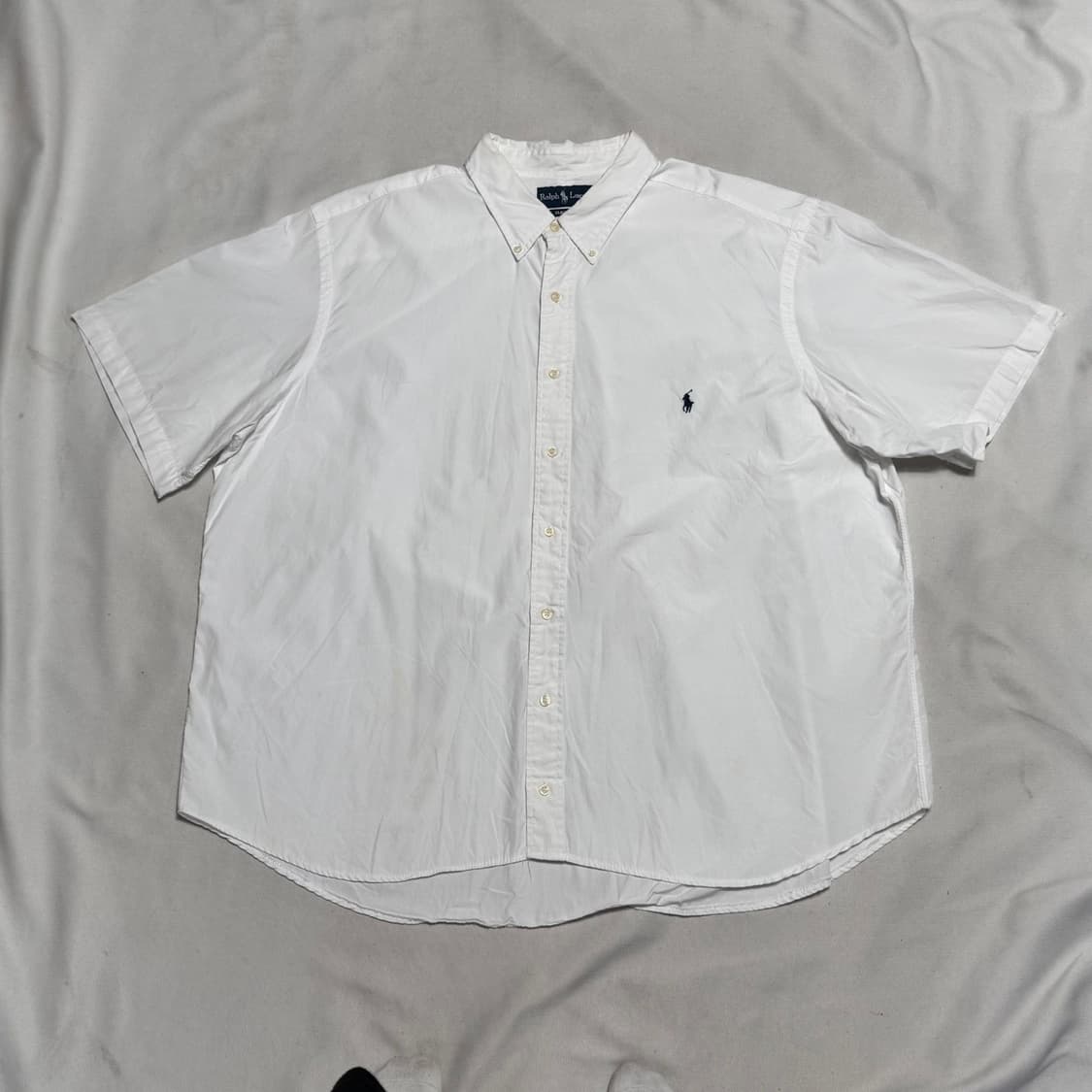 2XL 폴로랄프로렌 화이트 반팔 셔츠 상품이미지2