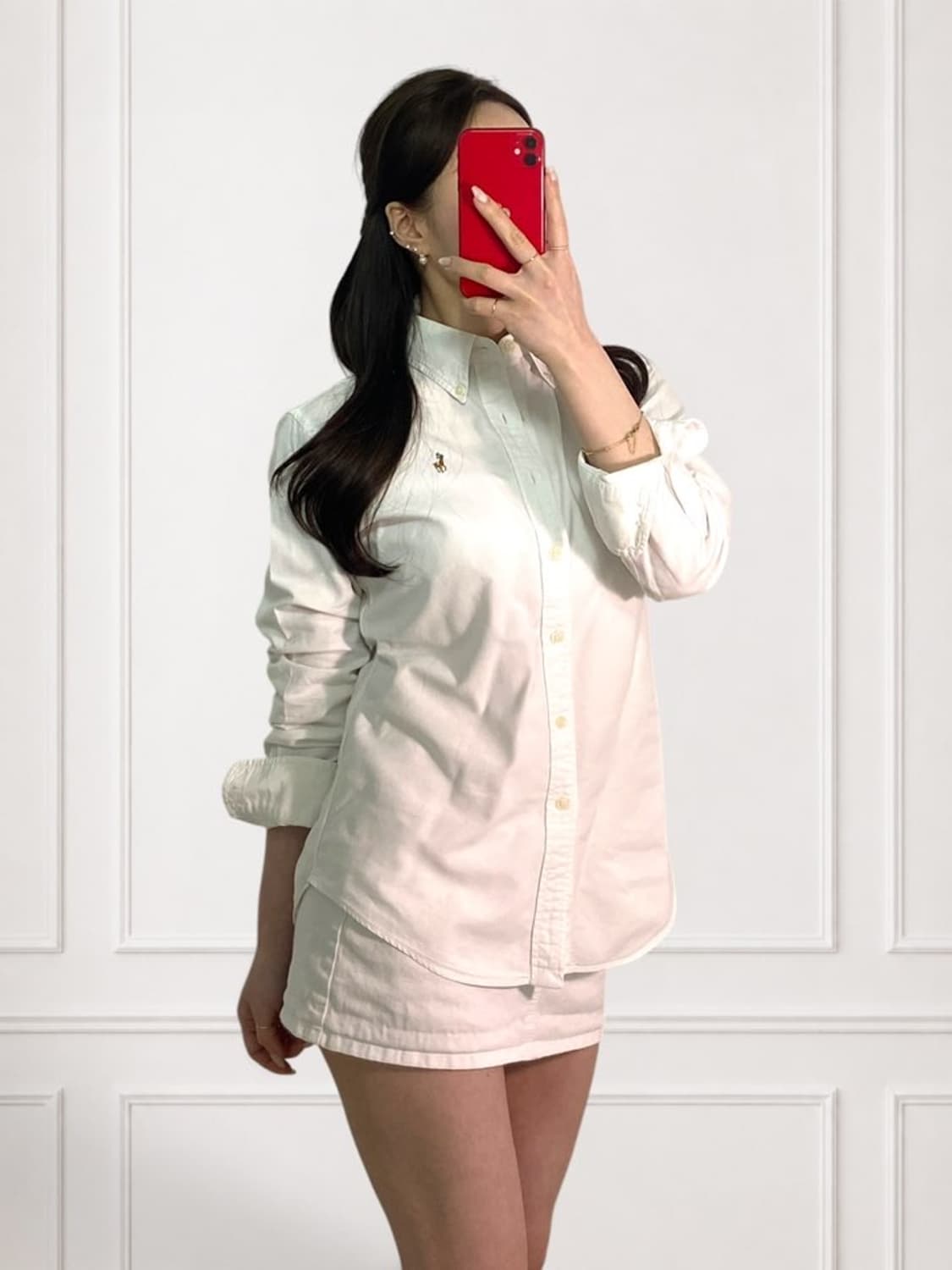 폴로 화이트 셔츠 상품이미지2