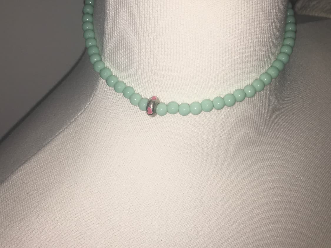 viburnum shop 민트 하트 목걸이 상품이미지2