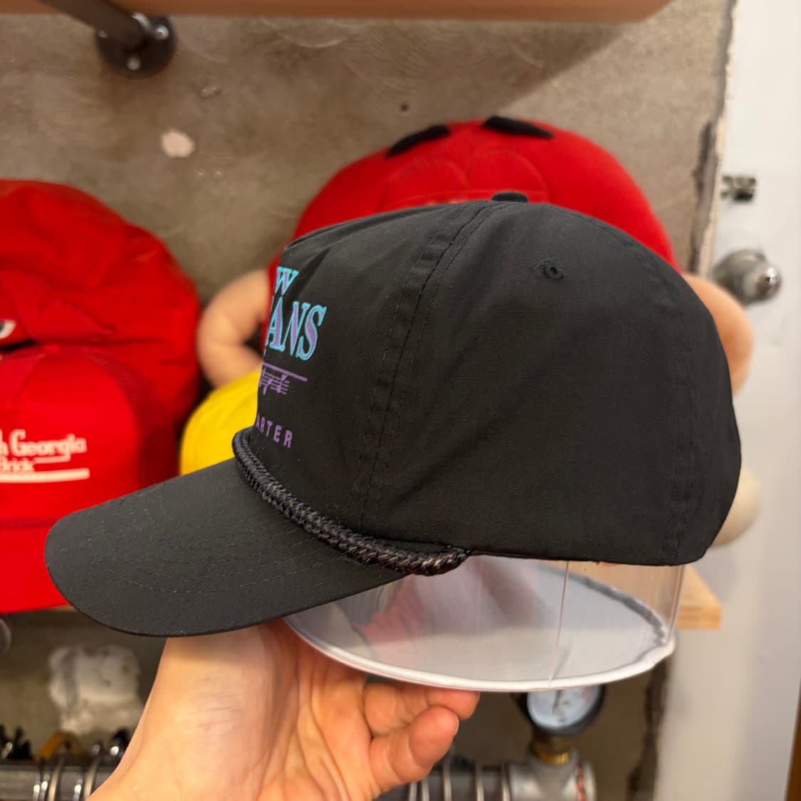 90s USA 빈티지 뉴올리언스 트러커 볼캡 모자  상품이미지5