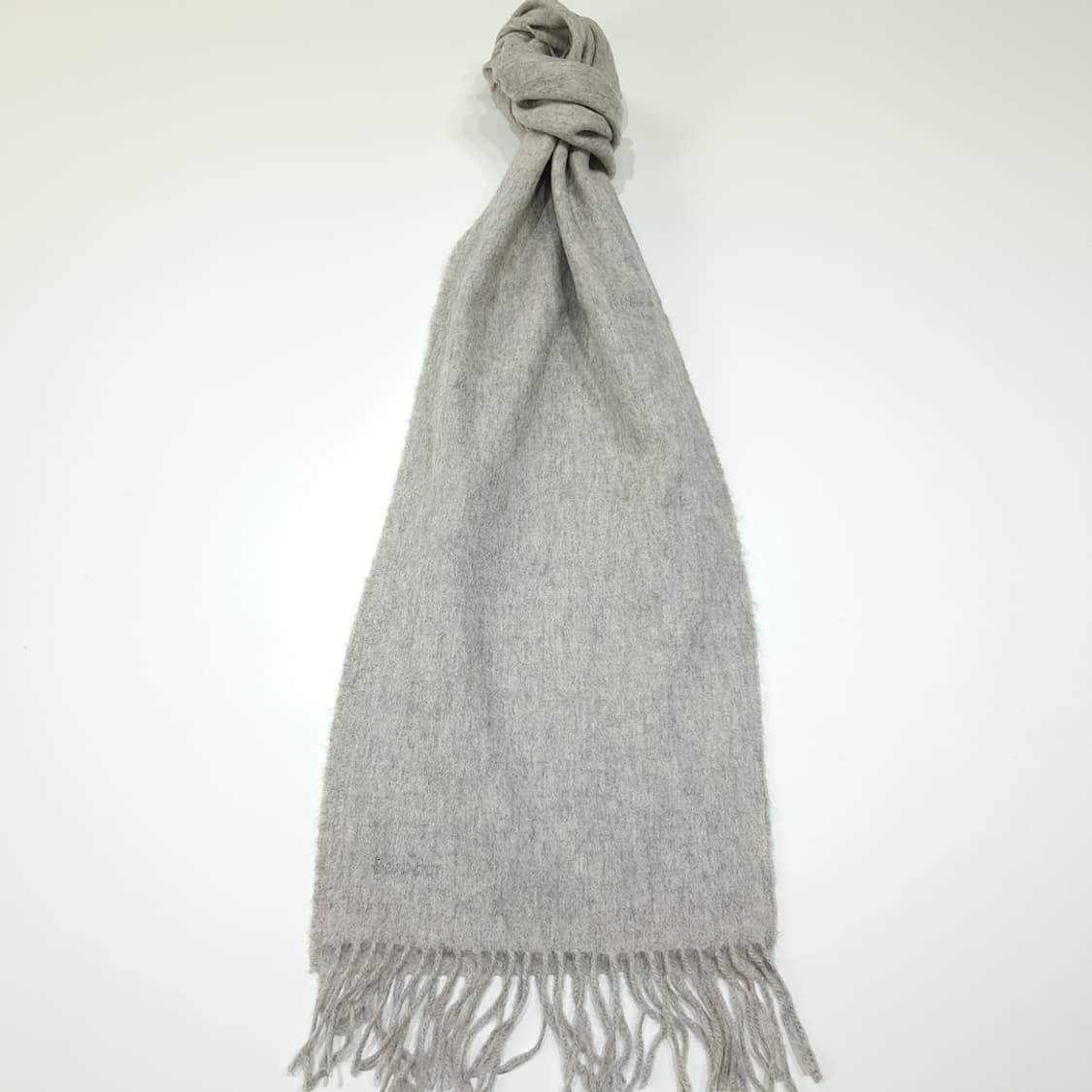 MX586 바버 울 아이스그레이 머플러 목도리 상품이미지1