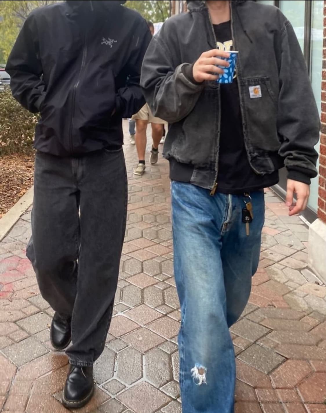 올드 칼하트 블랙그레이 액티브 자켓 JQ1015 상품이미지1