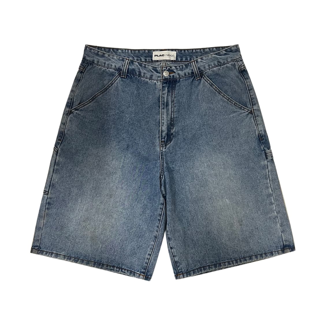 플랙 x 메르고 카펜터 버뮤다 데님 팬츠 반바지 XL 상품이미지3
