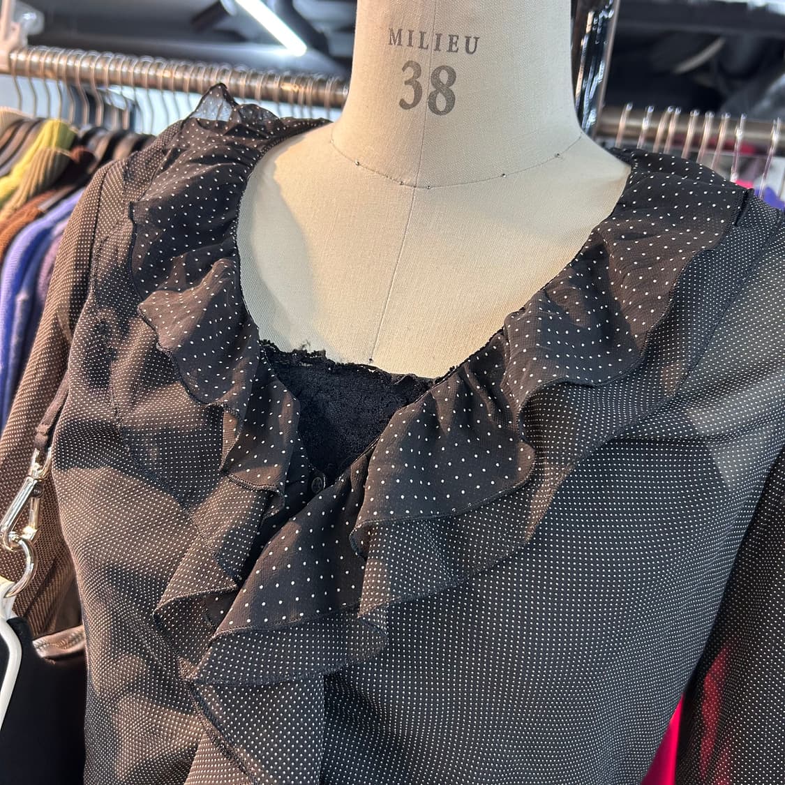 Comme ca Ism y2k Dot Shirts 상품이미지4