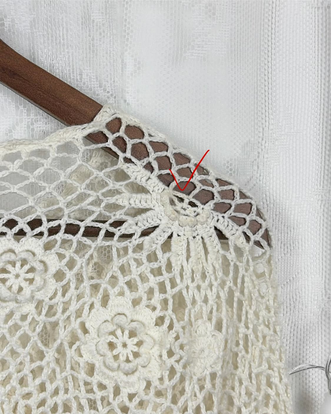 JPN ivory crochet top 상품이미지6