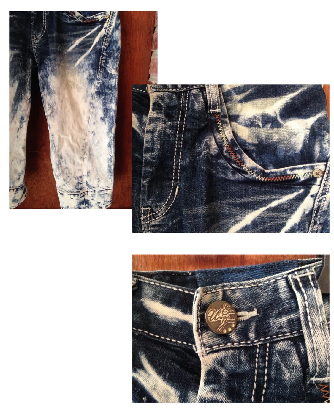 EVISU 7부 데님팬츠 상품이미지3