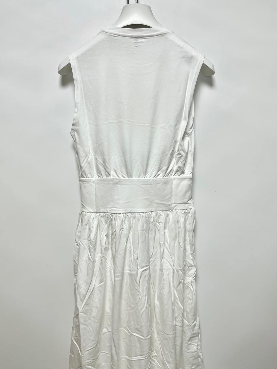 [S]토템 25fw 슬리브리스 코튼 드레스/화이트 상품이미지2