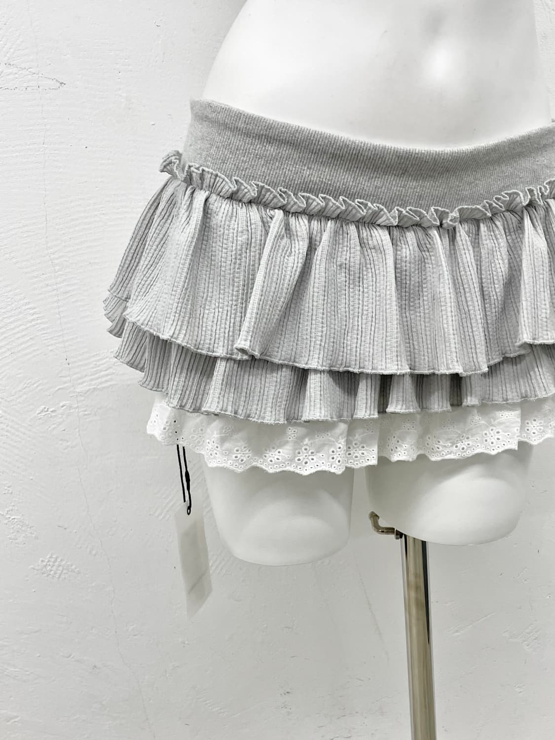 발레코어 프릴 레이스 스커트 상품이미지3