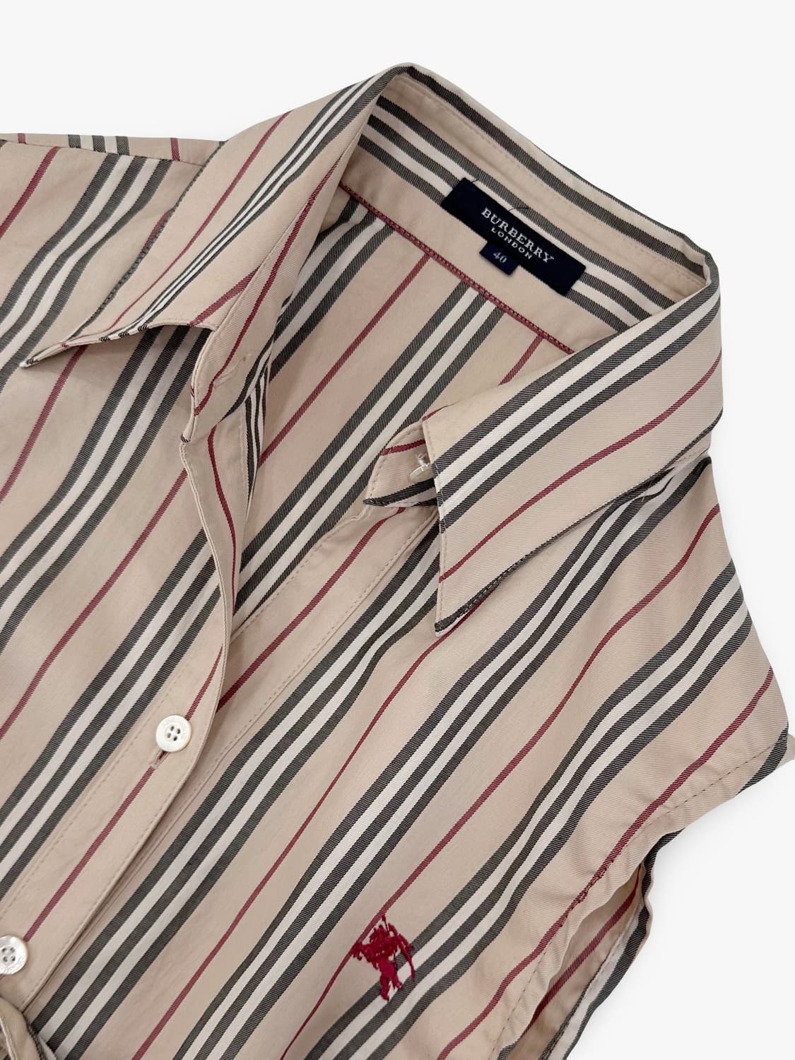 Burberry London Stripe Crop Shirt 상품이미지6