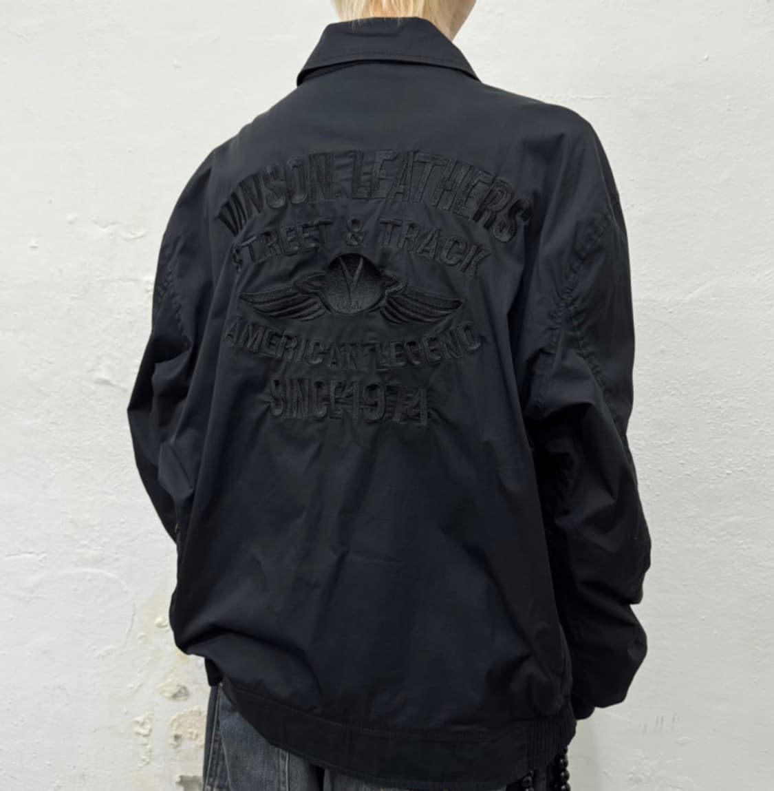 vanson 반슨 나일론 혼방 자켓 상품이미지2