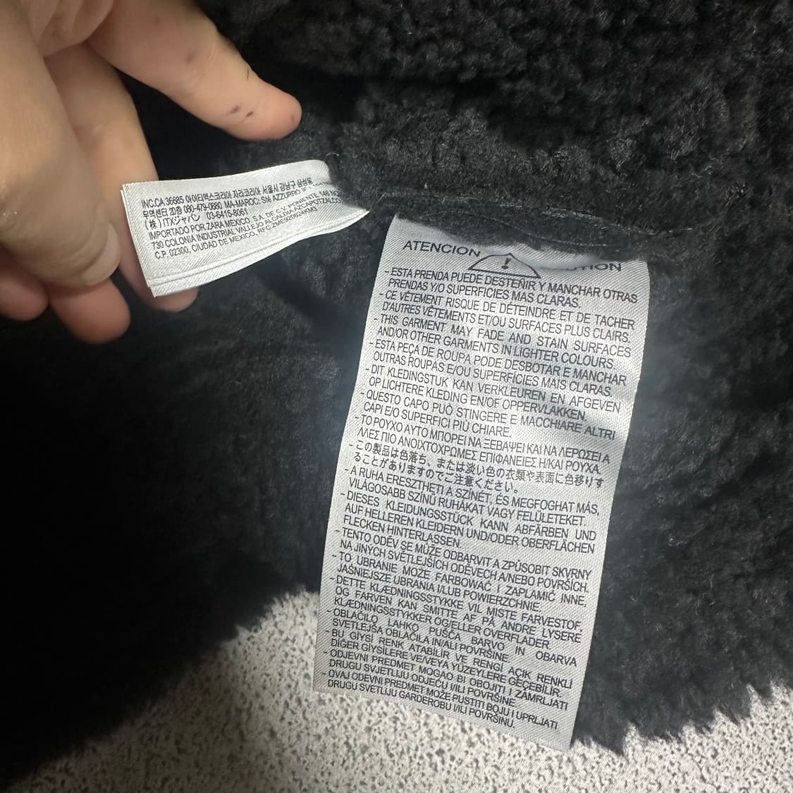 ✨ (바배) 자라 여성 블랙 무스탕 자켓 상품이미지4