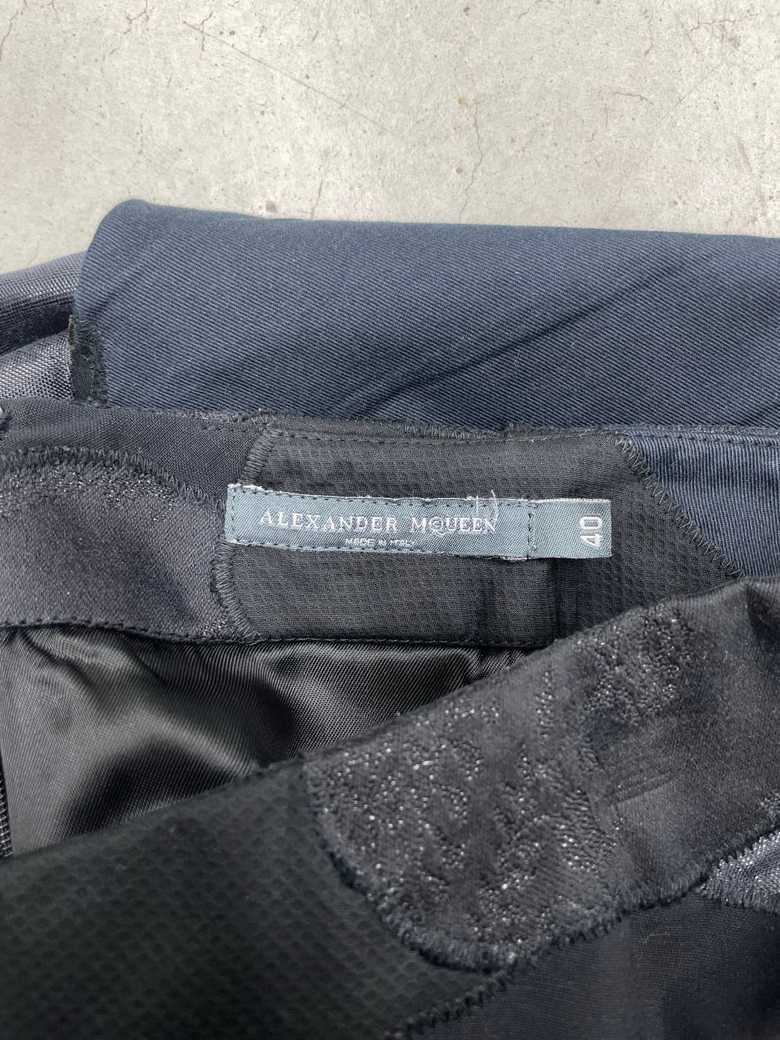 Alexander mcqueen 2004 patchwork suit 상품이미지8