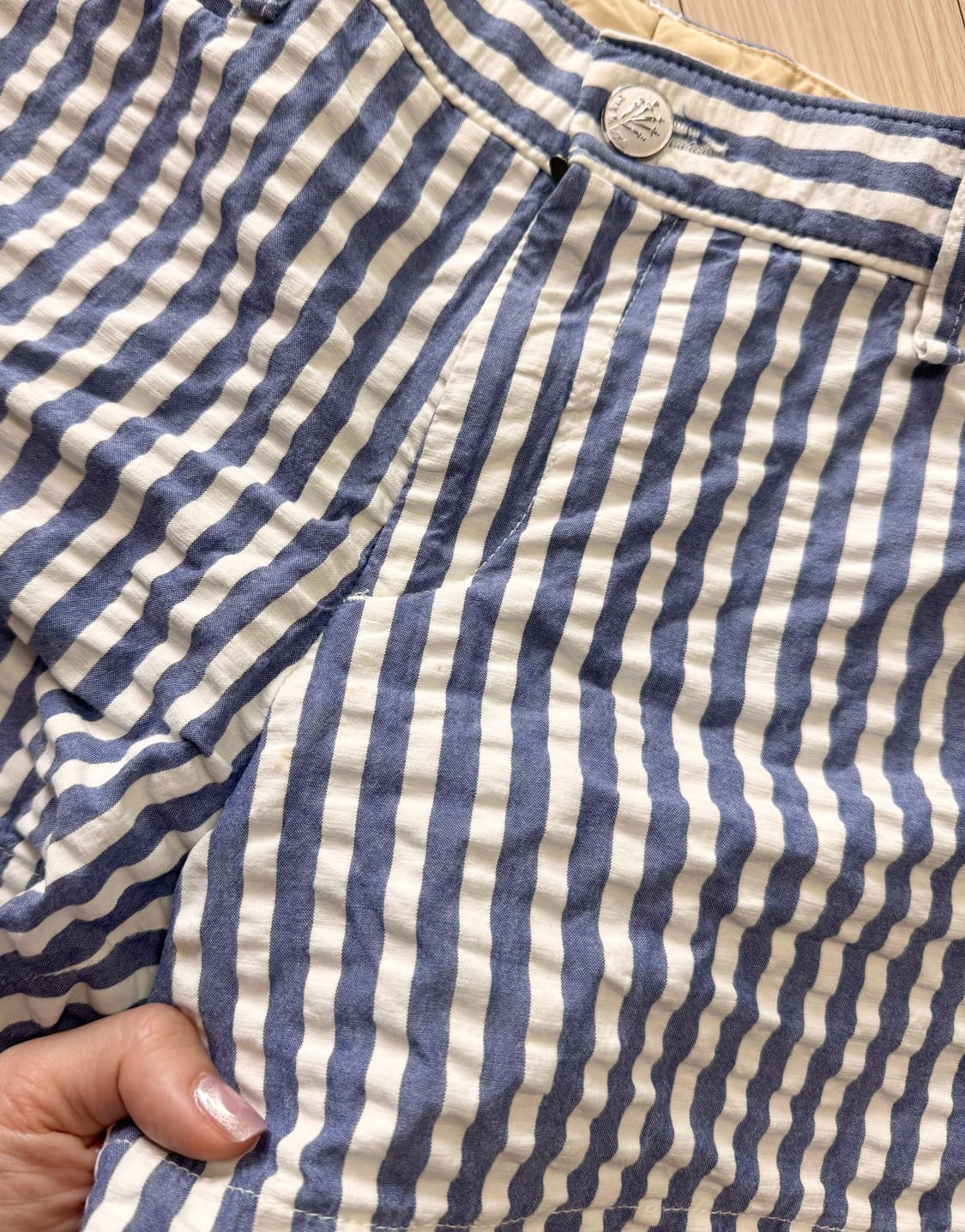 26 새상품급 랙앤본 엄청시원한 마린룩 면 반바지 쇼츠 상품이미지8