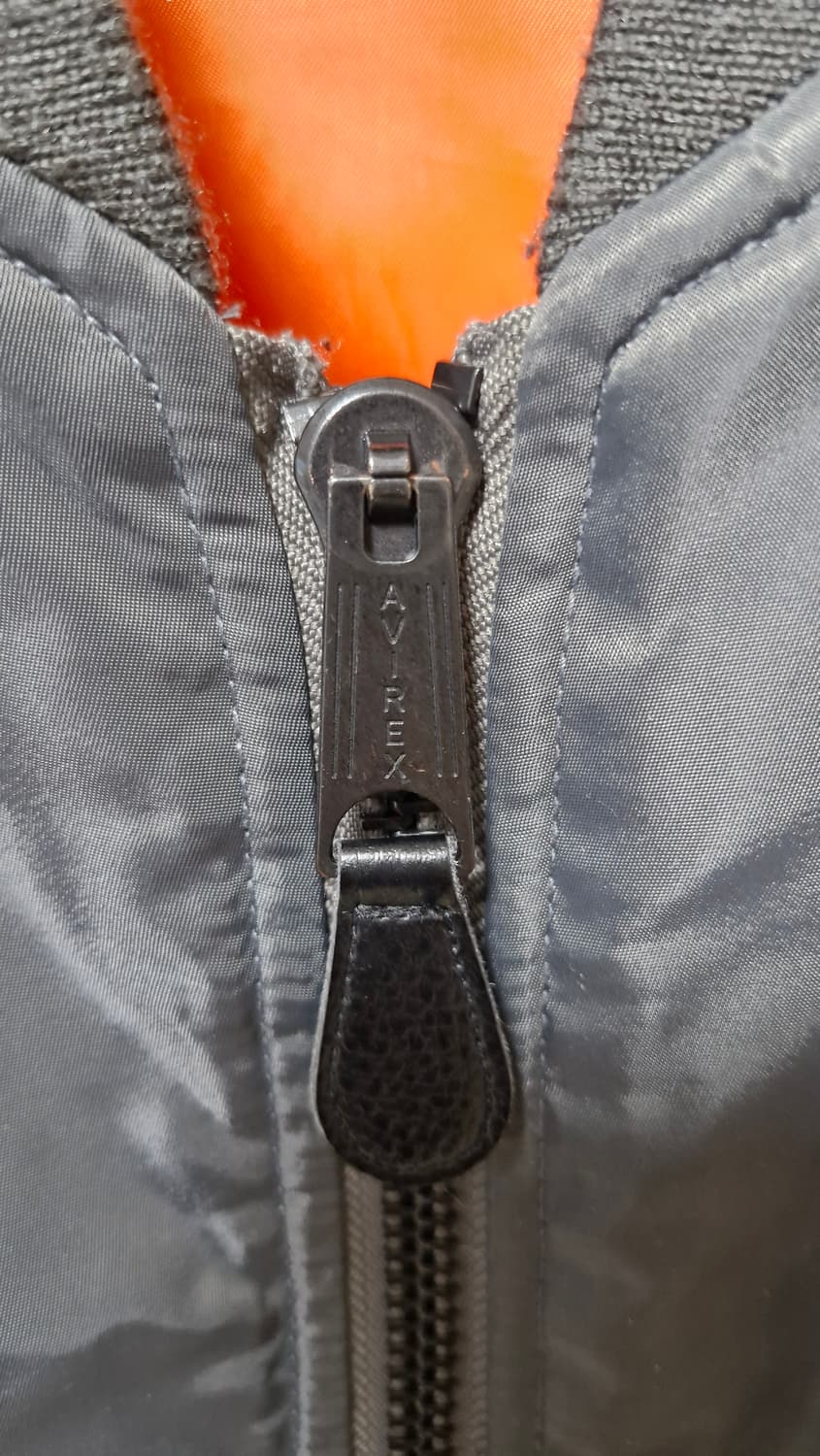 아비렉스 ma-1 건메탈그레이 100 상품이미지3