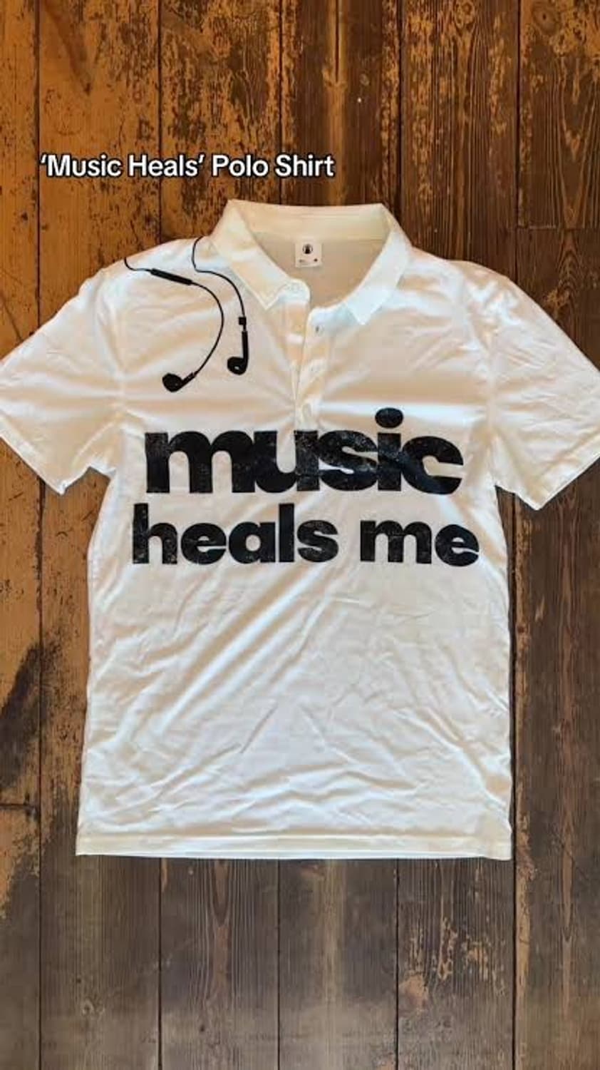 music heals me 폴로셔츠 상품이미지2
